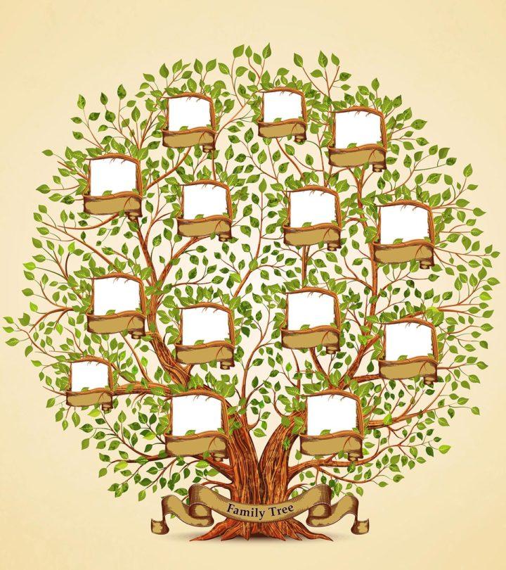 8 Easy Family Tree Drawing Ideas For Kids, With Steps