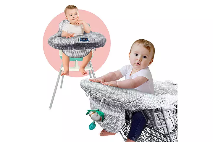 Ashtonbee 2-in-1 Grocery Cart Seat Cover