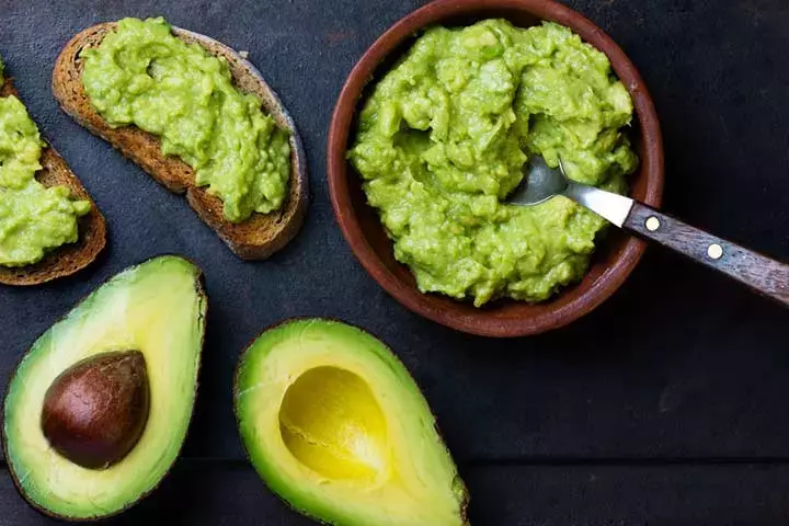 Avocado healthy food for kids