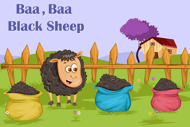 Baa baa black sheep nursery rhyme for babies