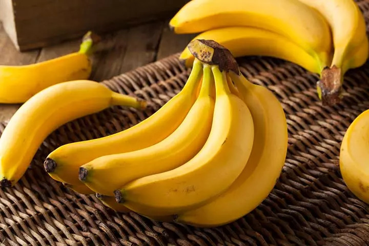 Banana healthy food for kids