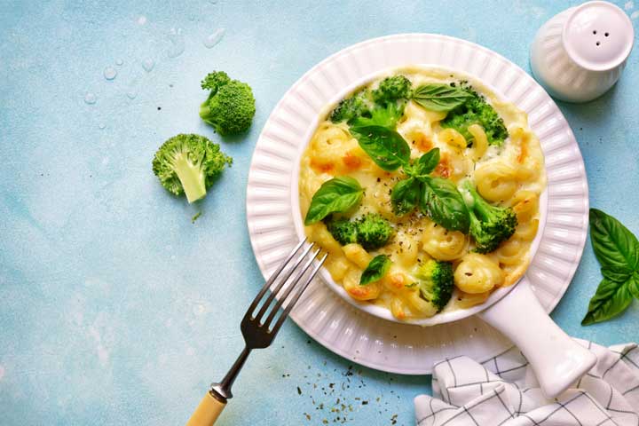 Broccoli mac and cheese recipe for children