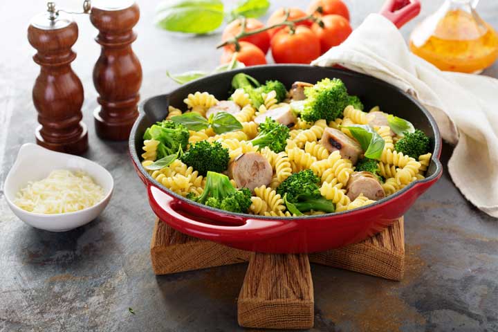Broccoli pasta recipe for children