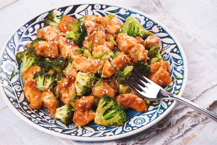 Chicken broccoli stir-fry recipe for children