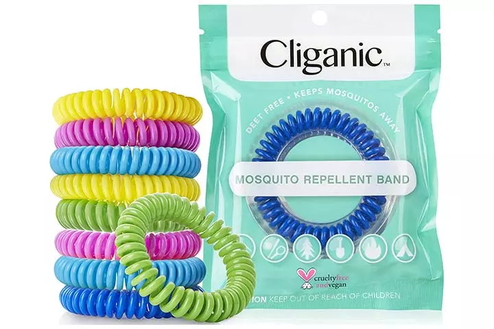 Cliganic 10 Pack Mosquito Repellent Bracelets