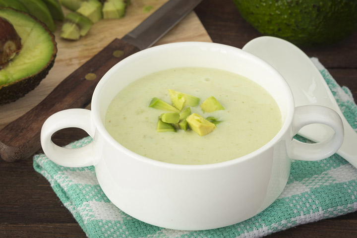 Creamy avocado soup recipes for babies