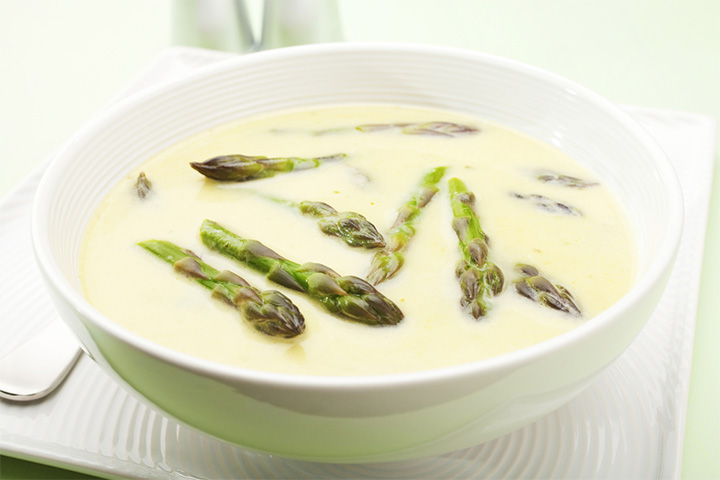 Creamy chicken and asparagus soup recipes for babies