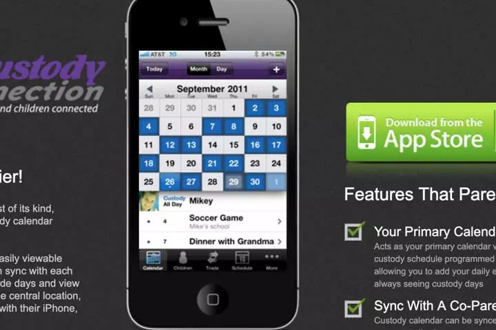 Custody Connection co-parenting app