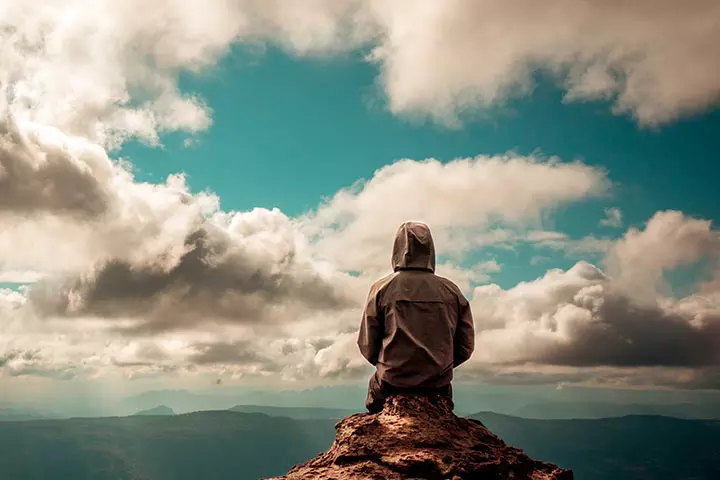 top of a hike with loneliness quotes