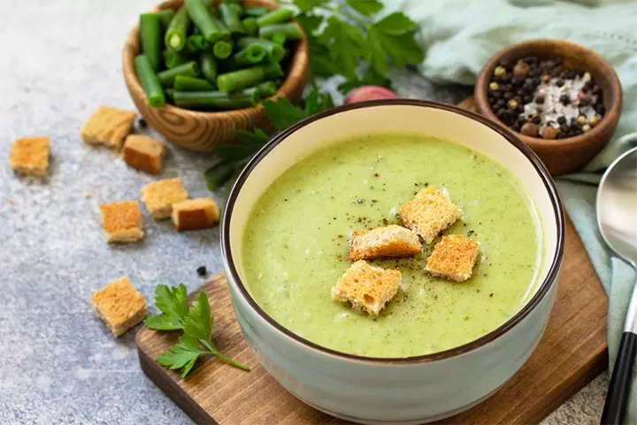 Green bean soup recipes for babies