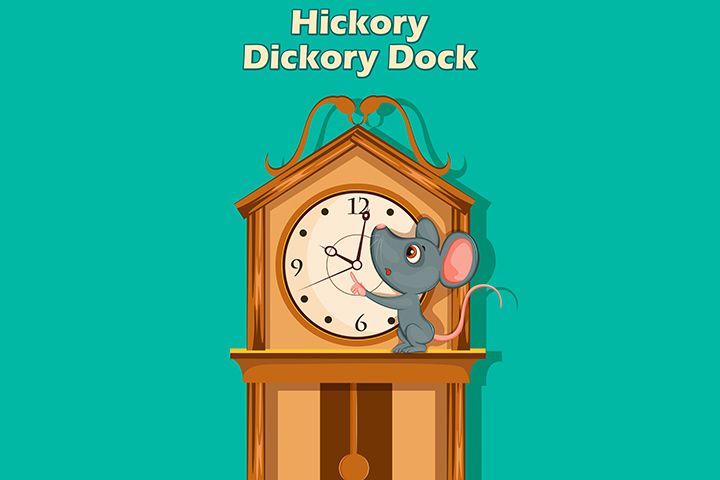 Hickory dickory dock nursery rhyme for babies