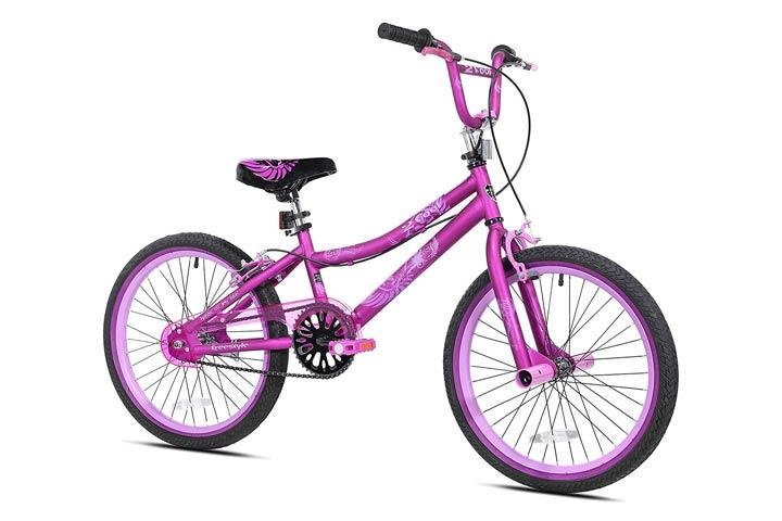 titan girl's flower power bike