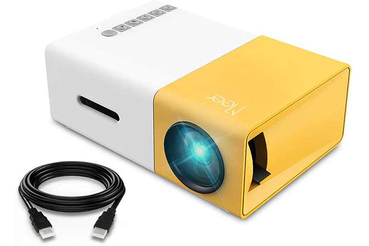 Meer Portable Pico Full Color Video Projector 