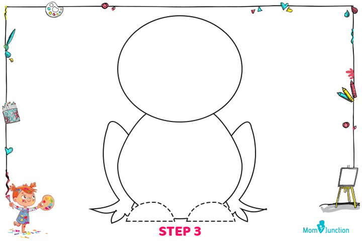 Method 2 step 3 how to draw frog for kids