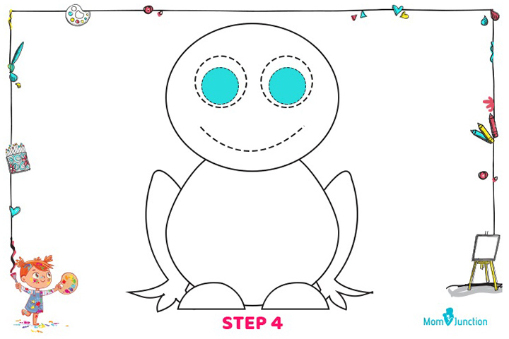 Method 2 step 4 how to draw frog for kids