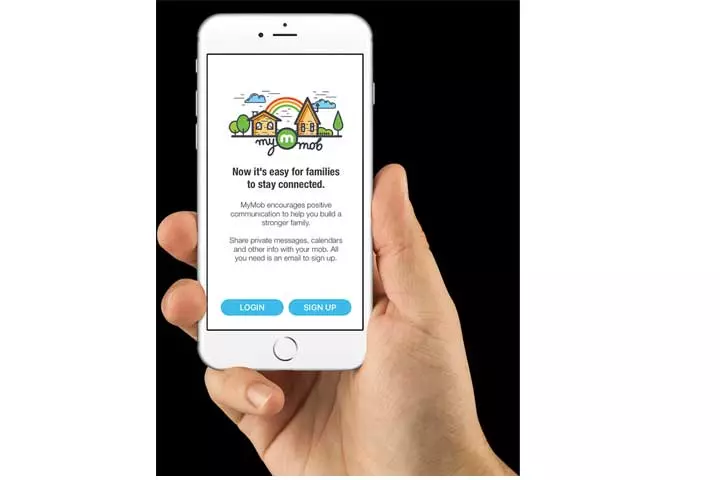 MyMob co-parenting app
