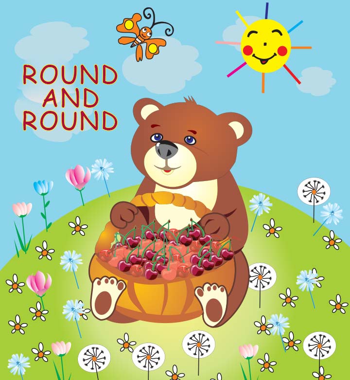 Round and round the garden nursery rhyme for babies