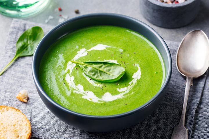 Spinach soup recipes for babies