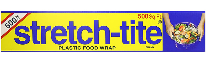  Stretch-Tite Premium Plastic Food Wrap, Includes Slide Cutter,  Extra Strong (250 sq ft) : Health & Household