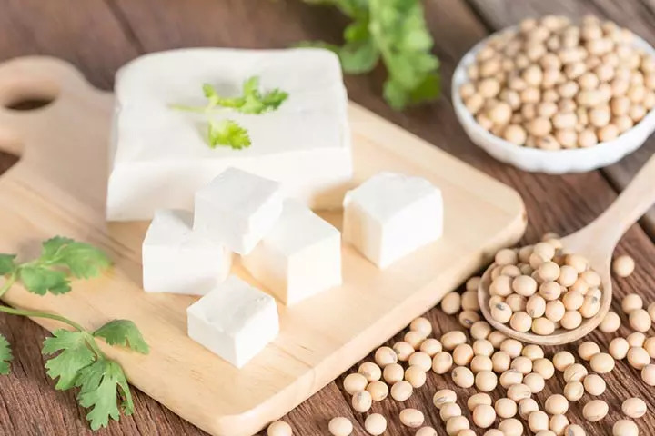 Tofu healthy food for kids