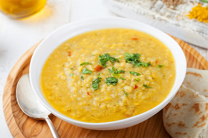 Vegetable and lentil soup recipes for babies