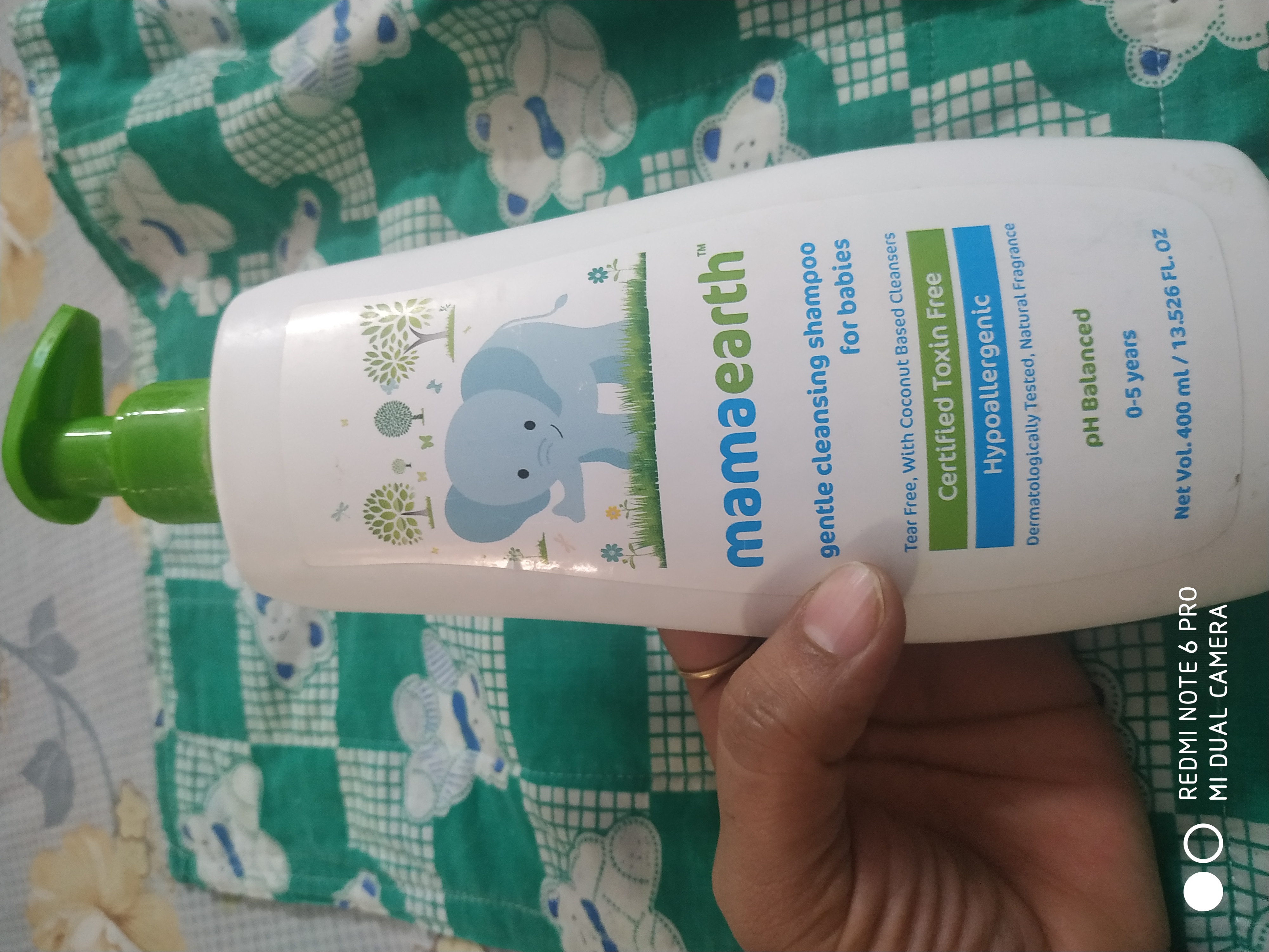 Mamaearth Gentle Cleansing Shampoo For Babies-Happy baby! Happy mommy!-By nithik