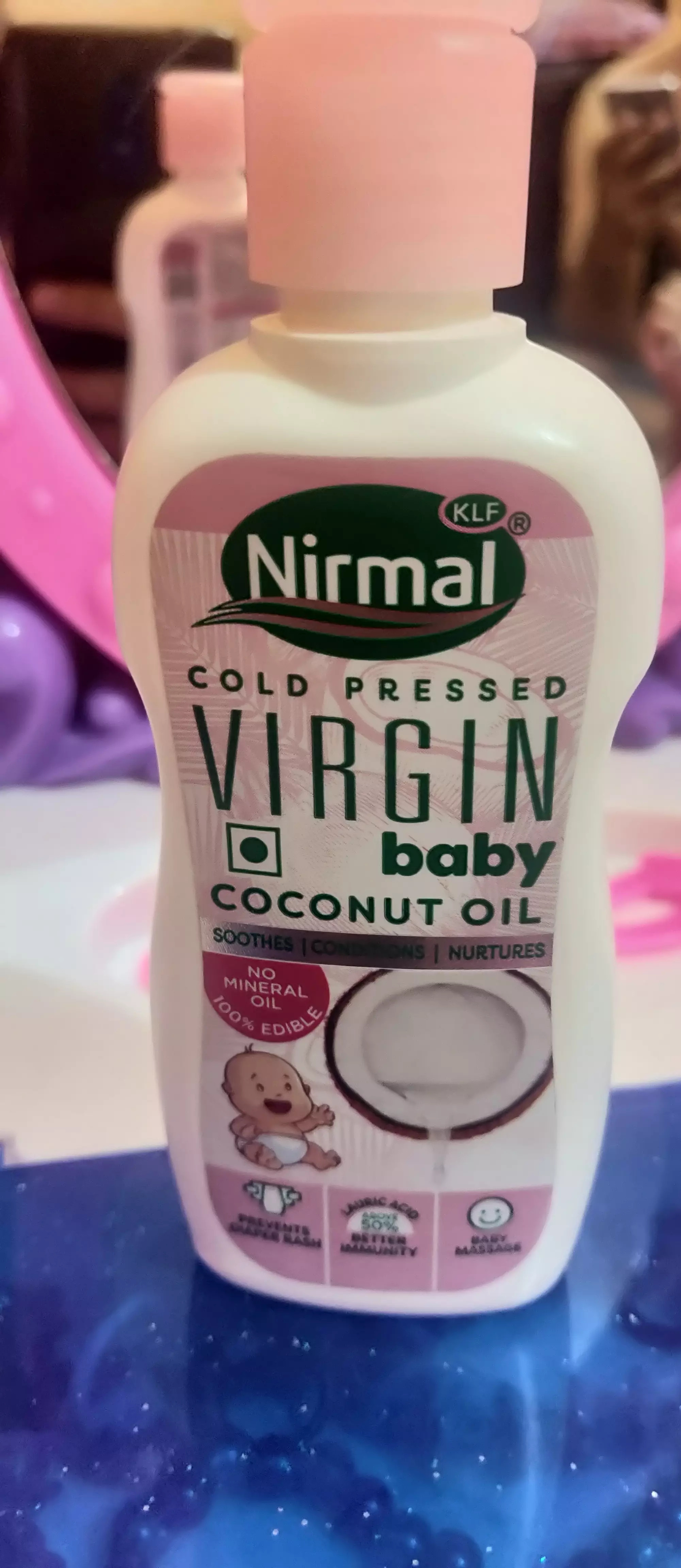 KLF Nirmal Cold Pressed Virgin Baby Coconut Oil Reviews, Ingredients