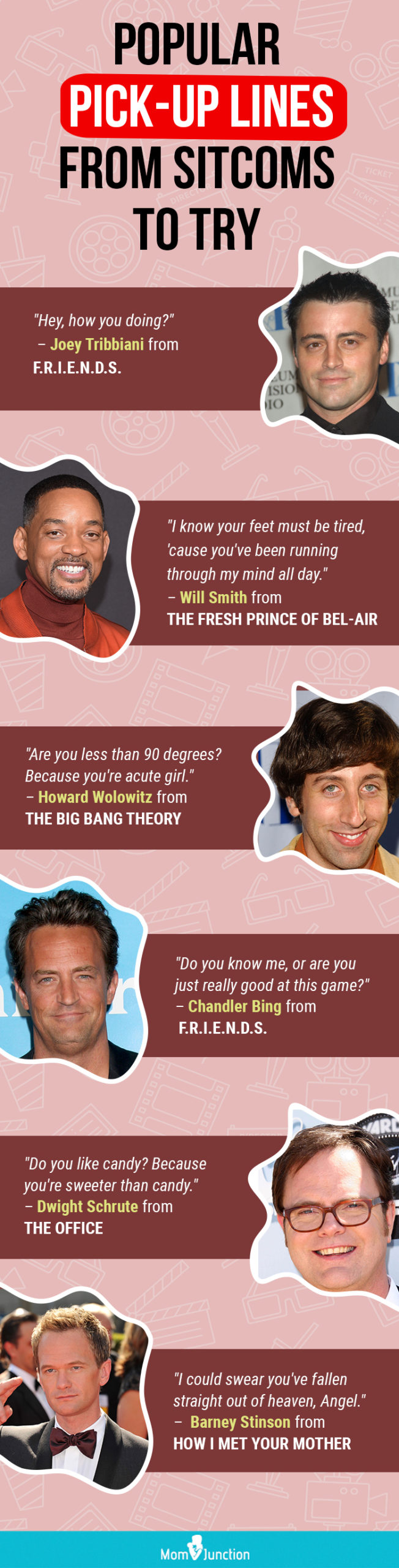 popular pick up lines from sitcoms to try [infographic]