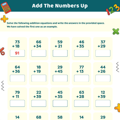 two digit addition worksheets for kids free printable momjunctions