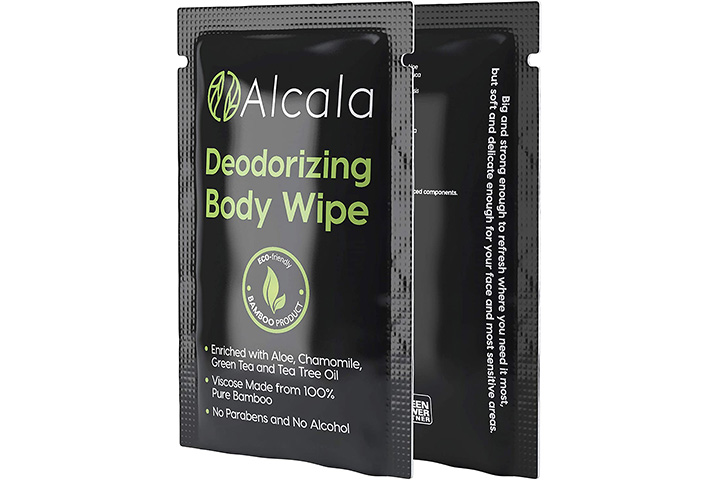 Alcala Deodorizing Body Wipes