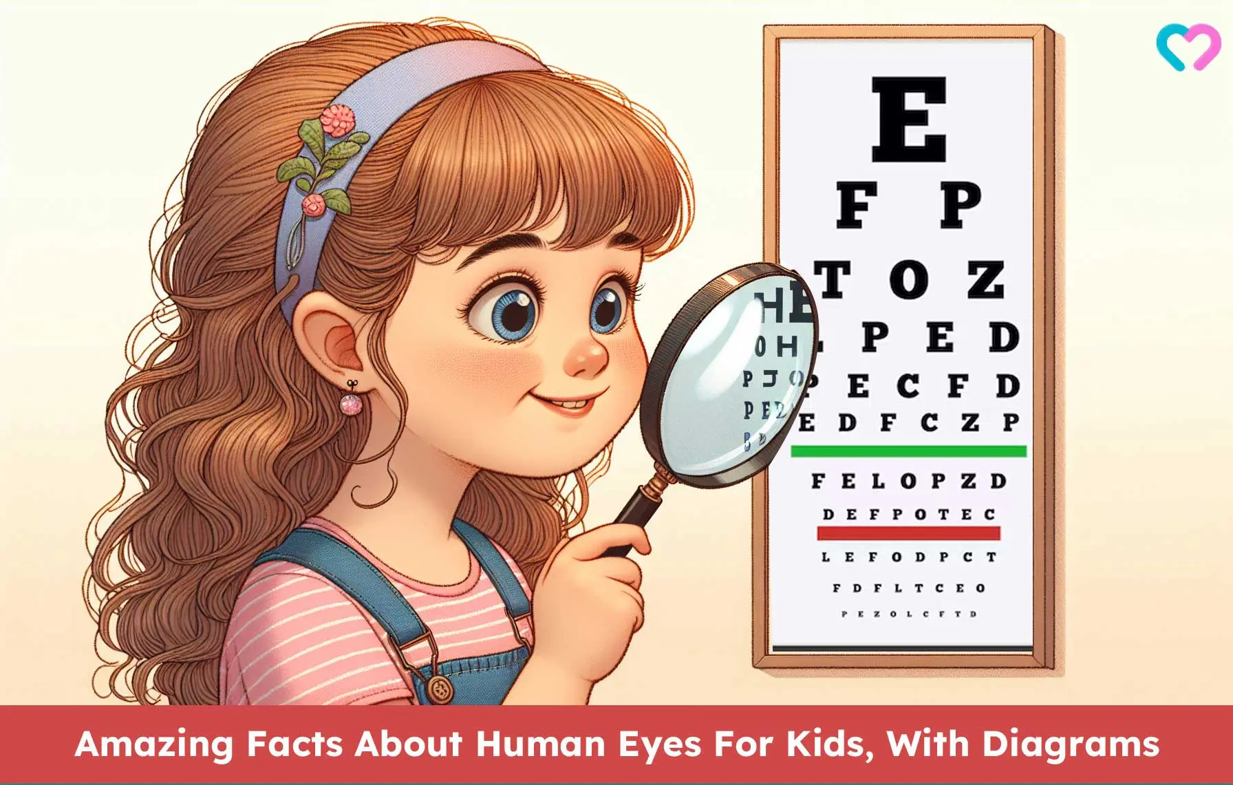 Amazing Facts About Human Eyes For Kids, With Diagrams_illustration