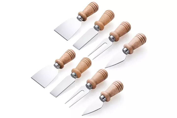 Bekith 8-Piece Set Travel Cheese Knives