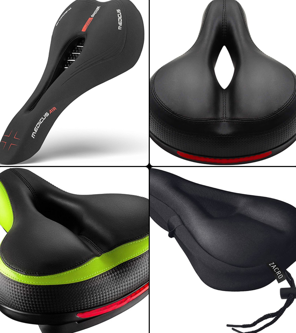 BIKEIN PRO MTB Bike Saddle Breathable Comfortable Bicycle Seat Ergonomics with Central Relief Zone Design
