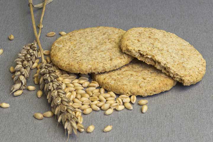 Whole-wheat biscuits for babies