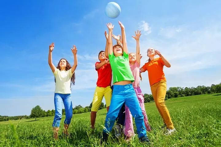 Catching the ball game for 7-year-olds