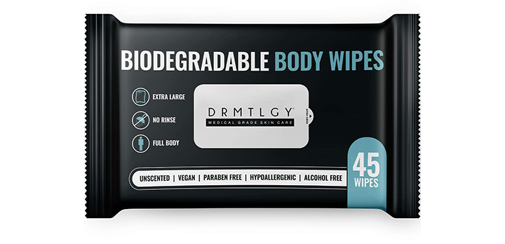 DRMTLGY Biodegradable Body Wipes