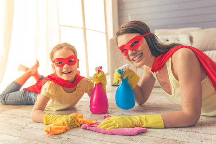 Dress-up cleaning games for girls and boys