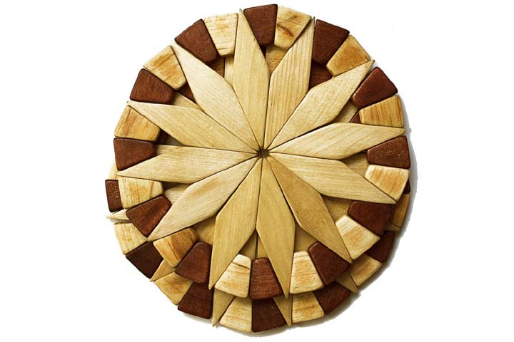 ECOSALL Natural Wood Trivets For Hot Dishes