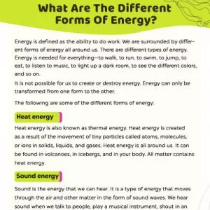 different types of energy