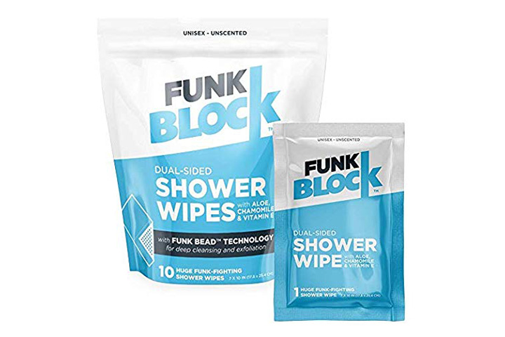 FunkBlock Shower Wipes