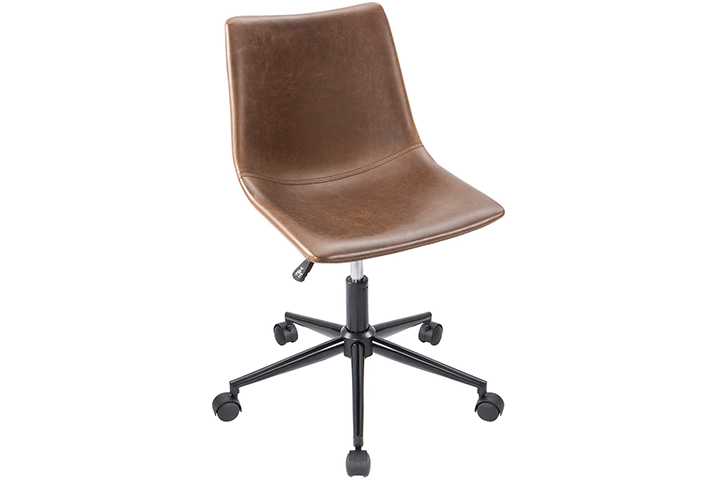 Furmax Mid Back Modern Armless Chair