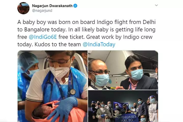 IndiGo Gives Lifetime Free Ticket To The Newborn
