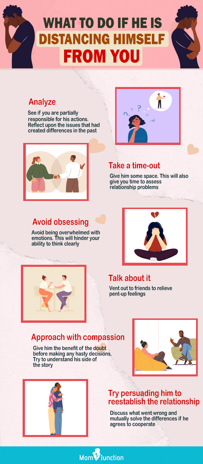 what to do if he is distancing himself from you [infographic]