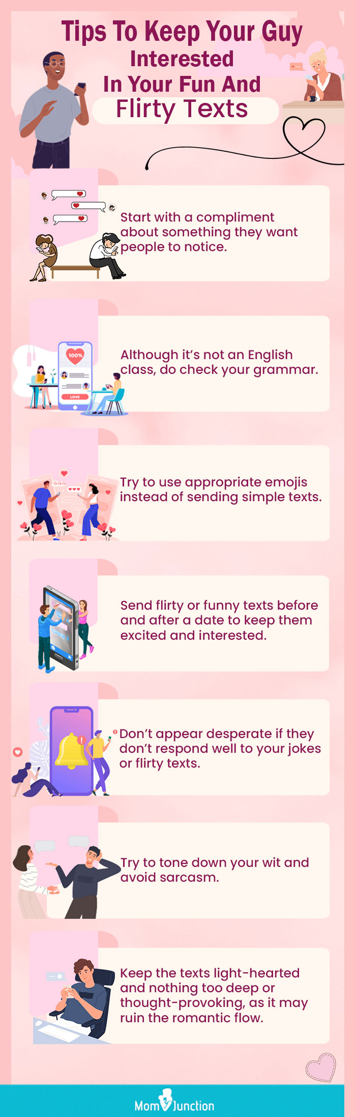 how to make sure your flirty texts work [infographic]