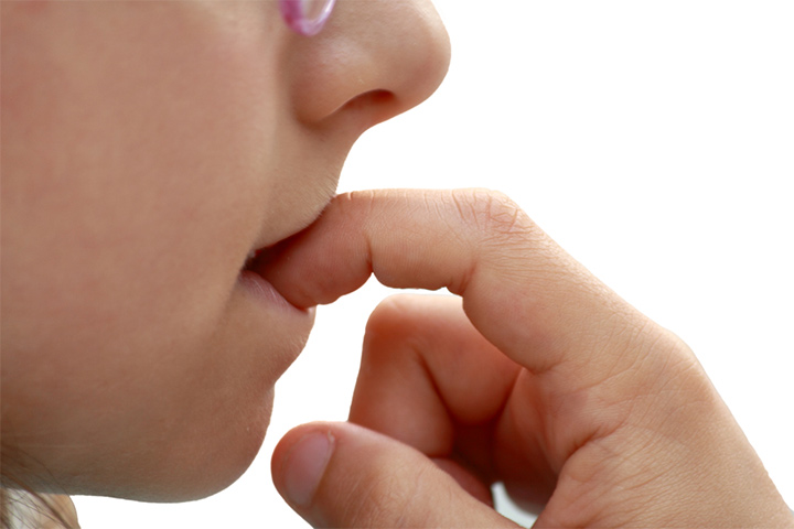 Nail-biting bad habits in kids