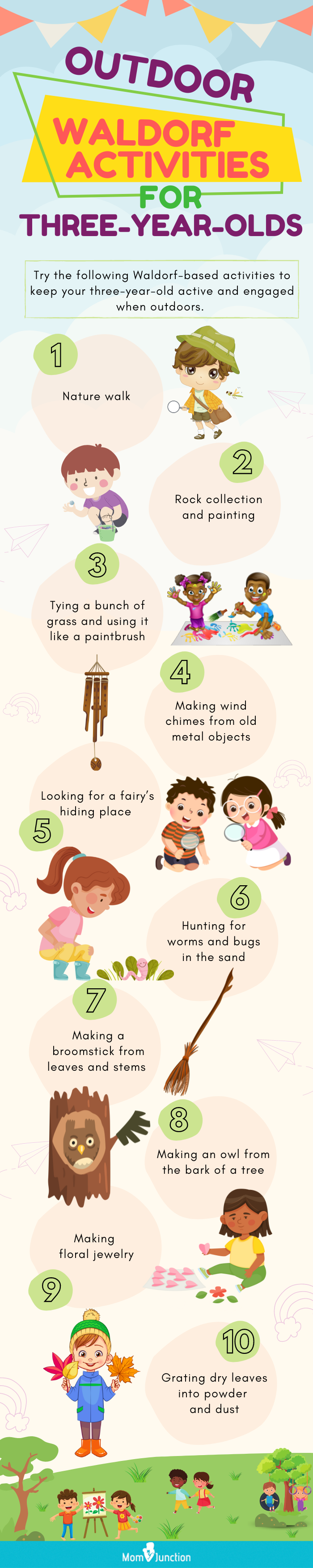 outdoor waldorf activities for three year olds [infographic]