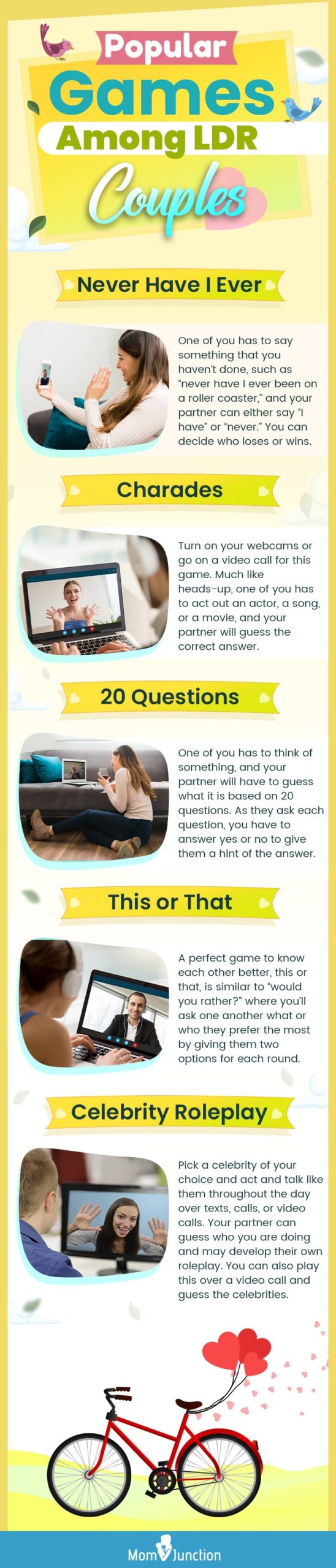 games for long distance relationships (infographic)