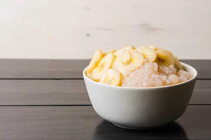 Sabudana banana porridge for babies