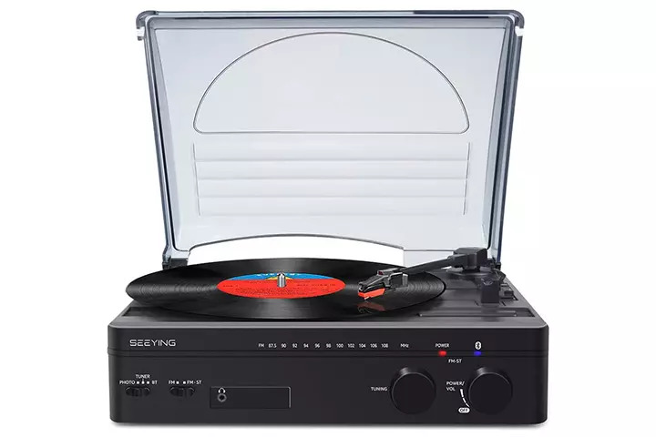 SeeYing Record Player Turntable
