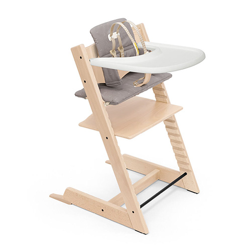 Stokke Tripp Trapp High Chair With Cushion And Tray